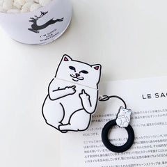 Cartoon Cat AirPods-fodral