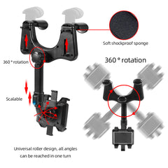 360° roterbar smarttelefon bilhållare